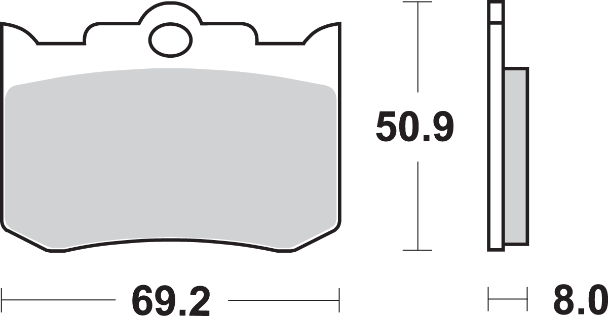 Sintered Metal Caliper Brake Pad - Brake Pads - 678H.CT [1721-1767] - Image 2