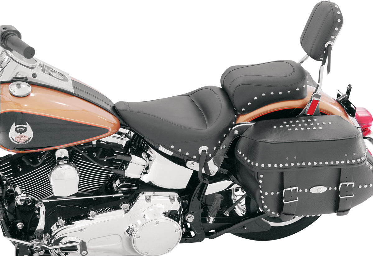 Studded Vinyl Solo Seat — without Backrest - Studded Solo Seat - FLST '00-'17 [0802-0478] - Image 4