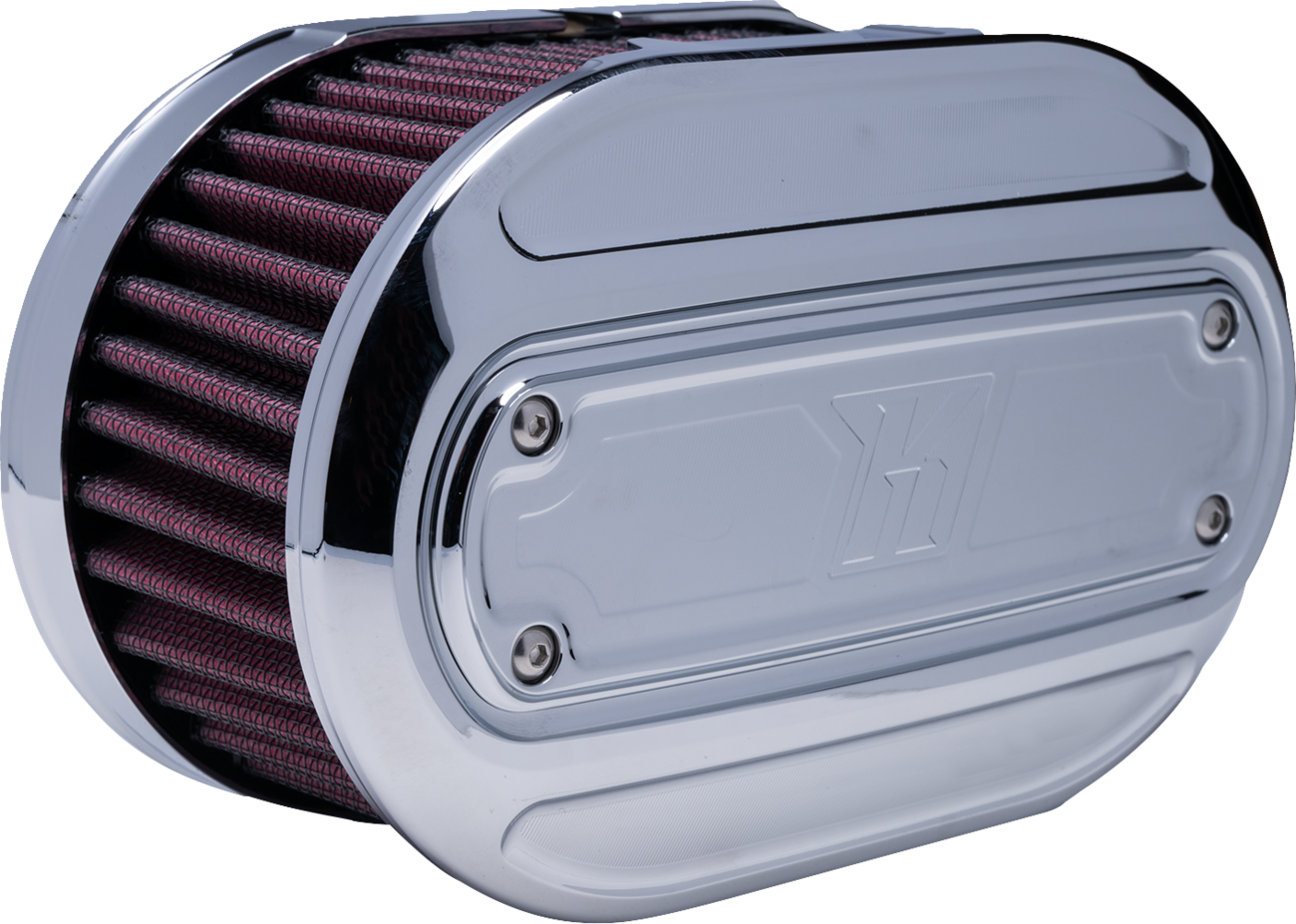 Oval Air Cleaner Kit - Chrome - Touring/Softail [1010-3207]