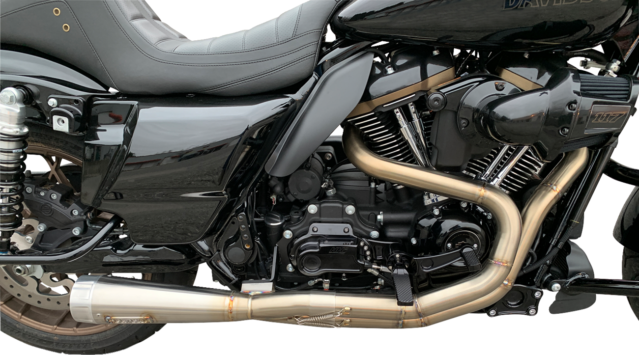Mid Controls - Mid Control Conversion Kit - Black - Knurled Pegs - FLH/FLT [1623-0590] - Image 2