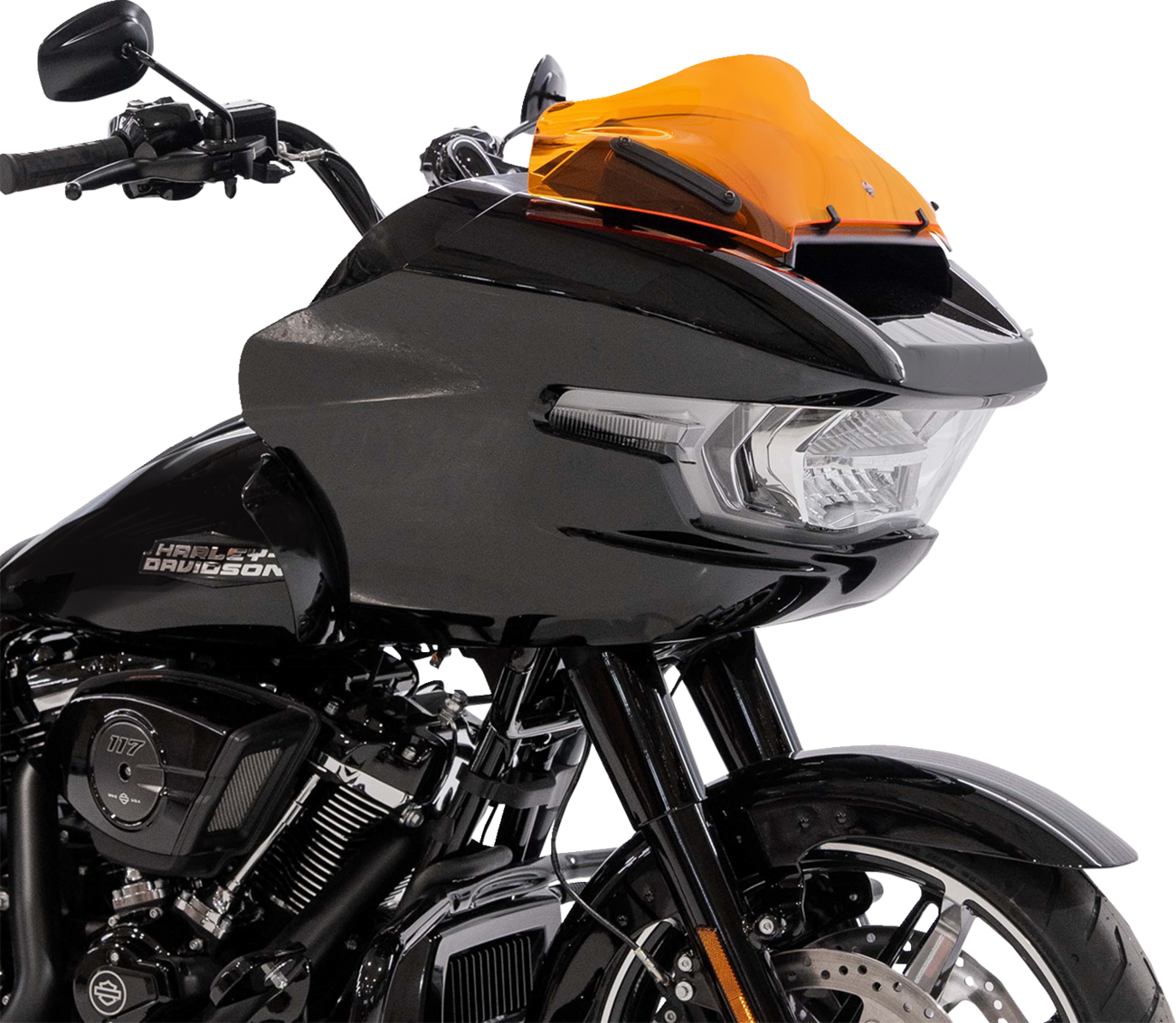 Kolor Flare® Windshield - 8" - Orange - '23-'25 FLTRX [2310-0926] - Image 3