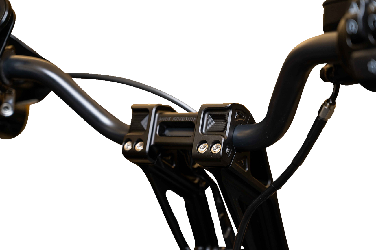Fastback Risers - Includes Clamp - 10" - Black [0602-1458] - Image 5