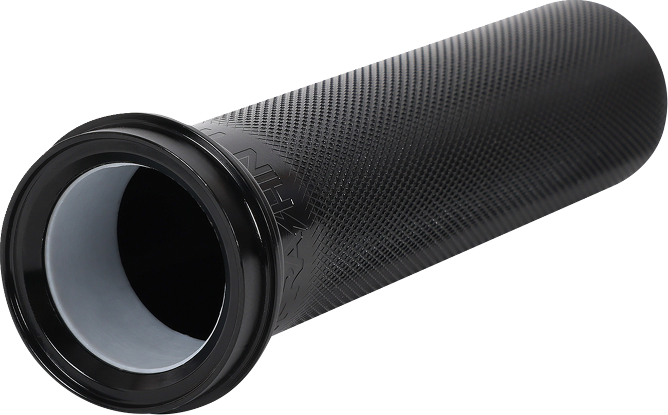 Throttle Tube - Knurled - 1" - TBW - Black [0632-0983]