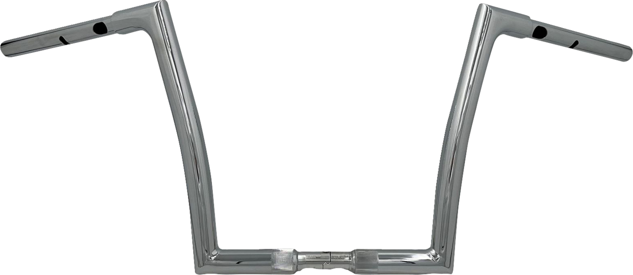 1-1/4" EZ Install Flat Top Handlebar - 12" - Chrome [0601-6341]