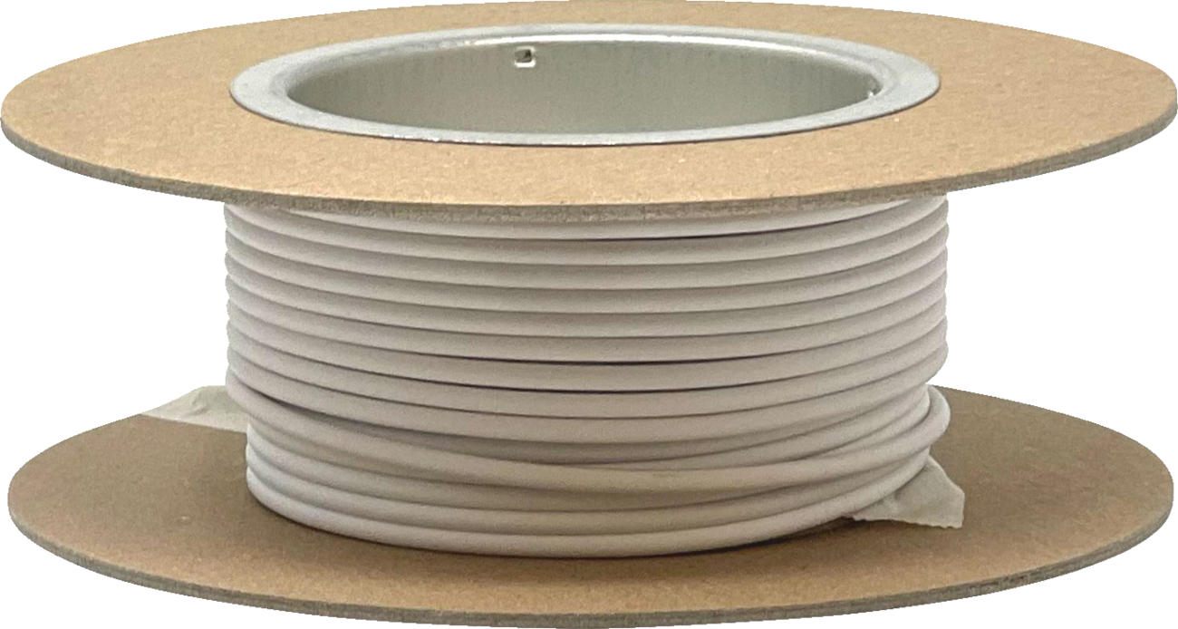 GXL Copper Wire - 25' GXL Wire Spool - 14 Gauge - White [2120-1300]