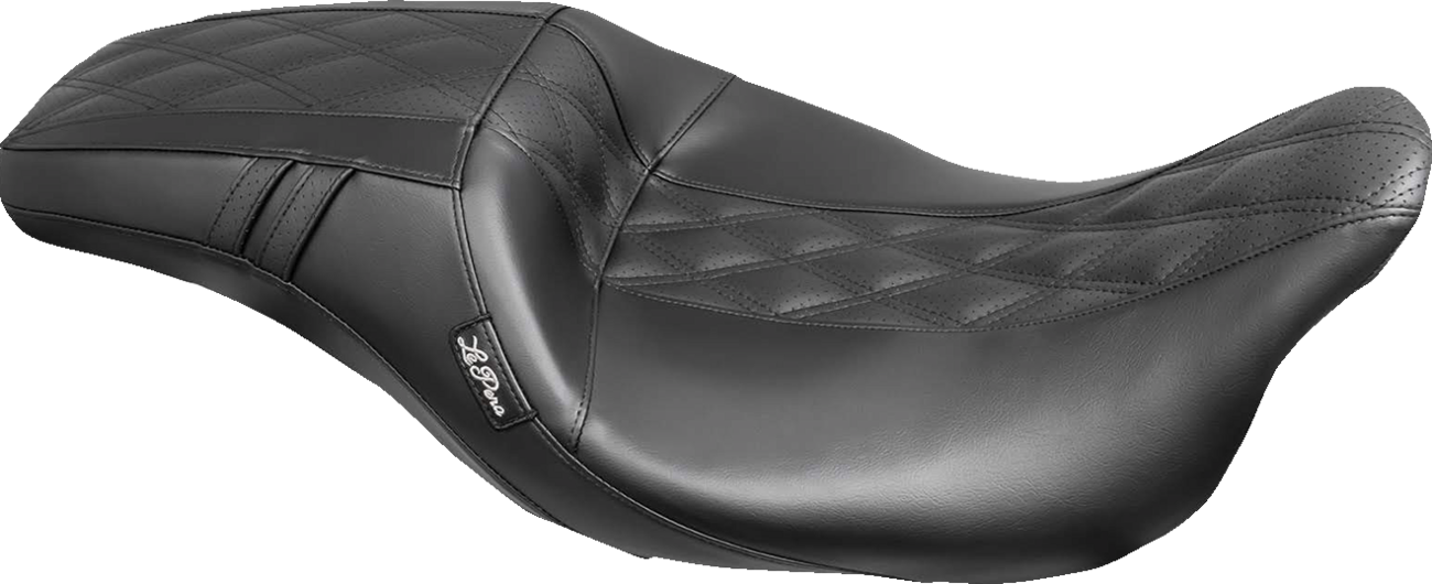 Outcast GT Seat - Outcast GT-2 Seat - Full-Length - w/o Backrest - Black Double Diamond - Perforated - FL '08-'23 [0801-1226]