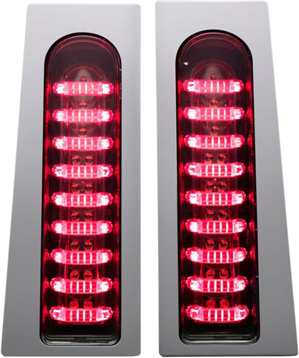 ProBEAM® Fillerz® Saddlebag LED Lights - ProBEAM® Fillerz® Lights - Smoke - Chrome [2040-2159]
