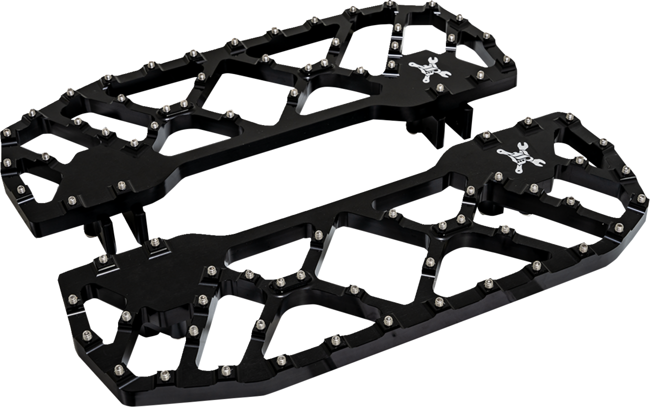 MX-Evolution Floorboards - Rider - Black - FL '85-'26