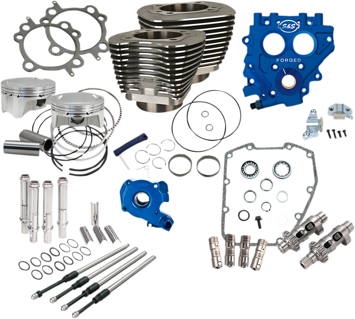 100" Power Package Engine Performance Kit - 100" Power Package - 585CE - Chain Drive - Wrinkle Black - Twin Cam 88 [0904-0026]