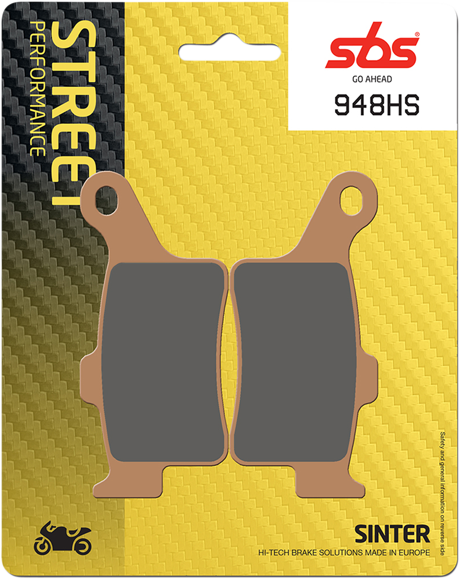 HS Street Excel Sintered Front Brake Pads - HS Brake Pads - 948HS [1721-2814] - Image 2