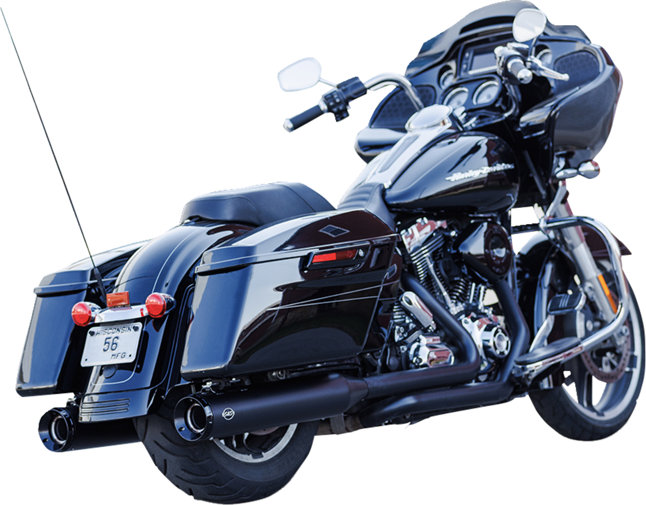 4-1/2" GNX Slip-On Mufflers - Guardian Black [1801-1767]