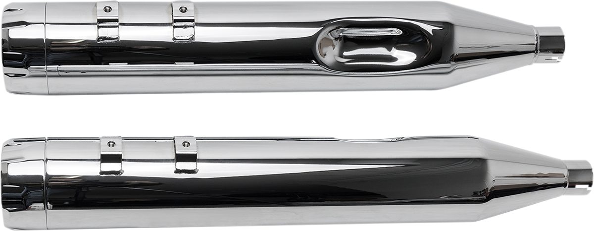 4-1/2" MK45 Performance Mufflers - Chrome with Chrome Thruster [1801-0846] - Image 2