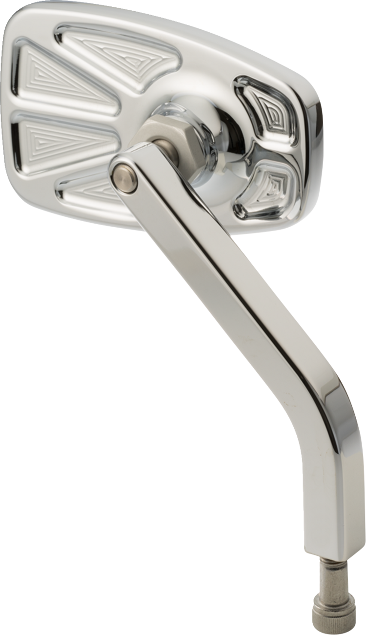 No. 8 Cafe Mirror - Mirror - No. 8 Cafe - OEM - Rectangle - Chrome - Right [0640-1779] - Image 2