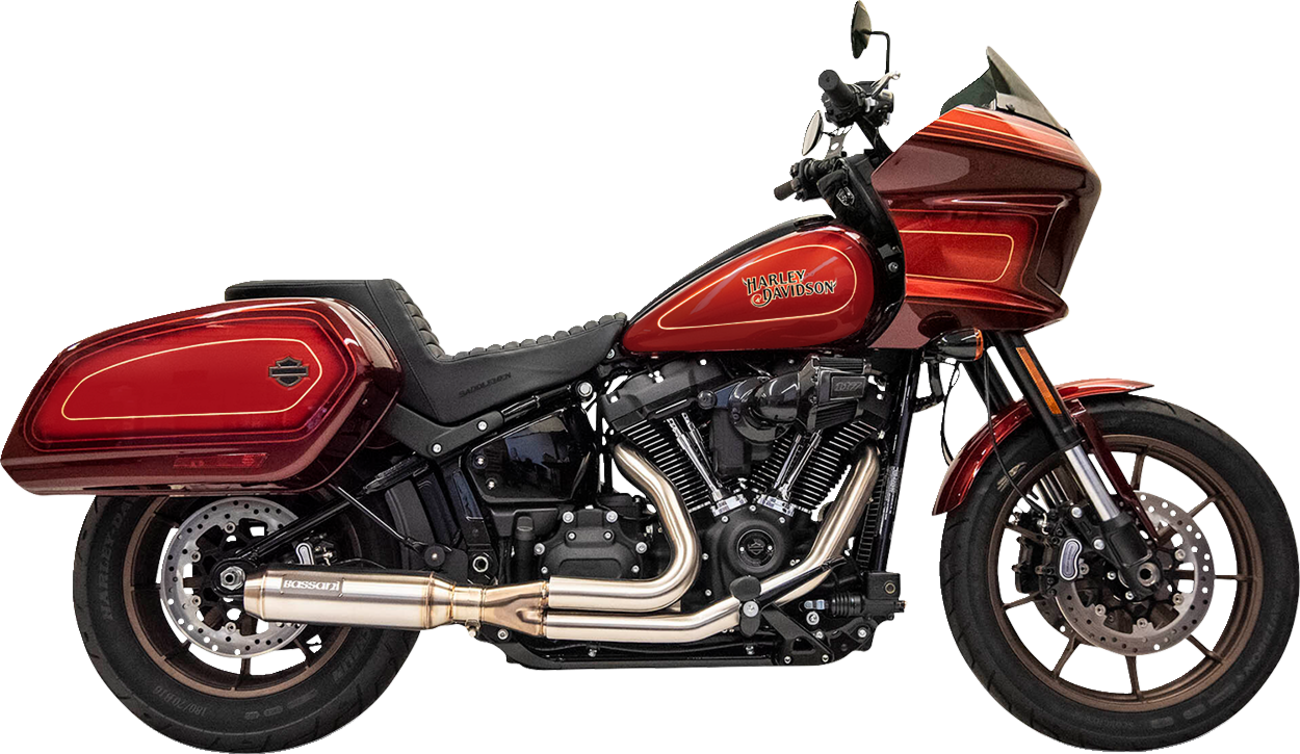 2-into-1 Stainless Exhaust System with 4" Super Bike Muffler [1800-2556] - Image 3