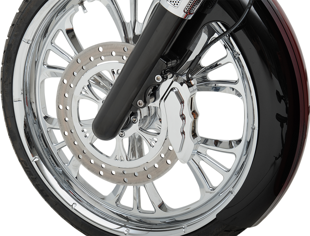 6-Piston Front Direct Bolt-On Brake Calipers for 13" Rotor - 6-Piston Caliper - Front - Chrome - 13" [1701-0120] - Image 2