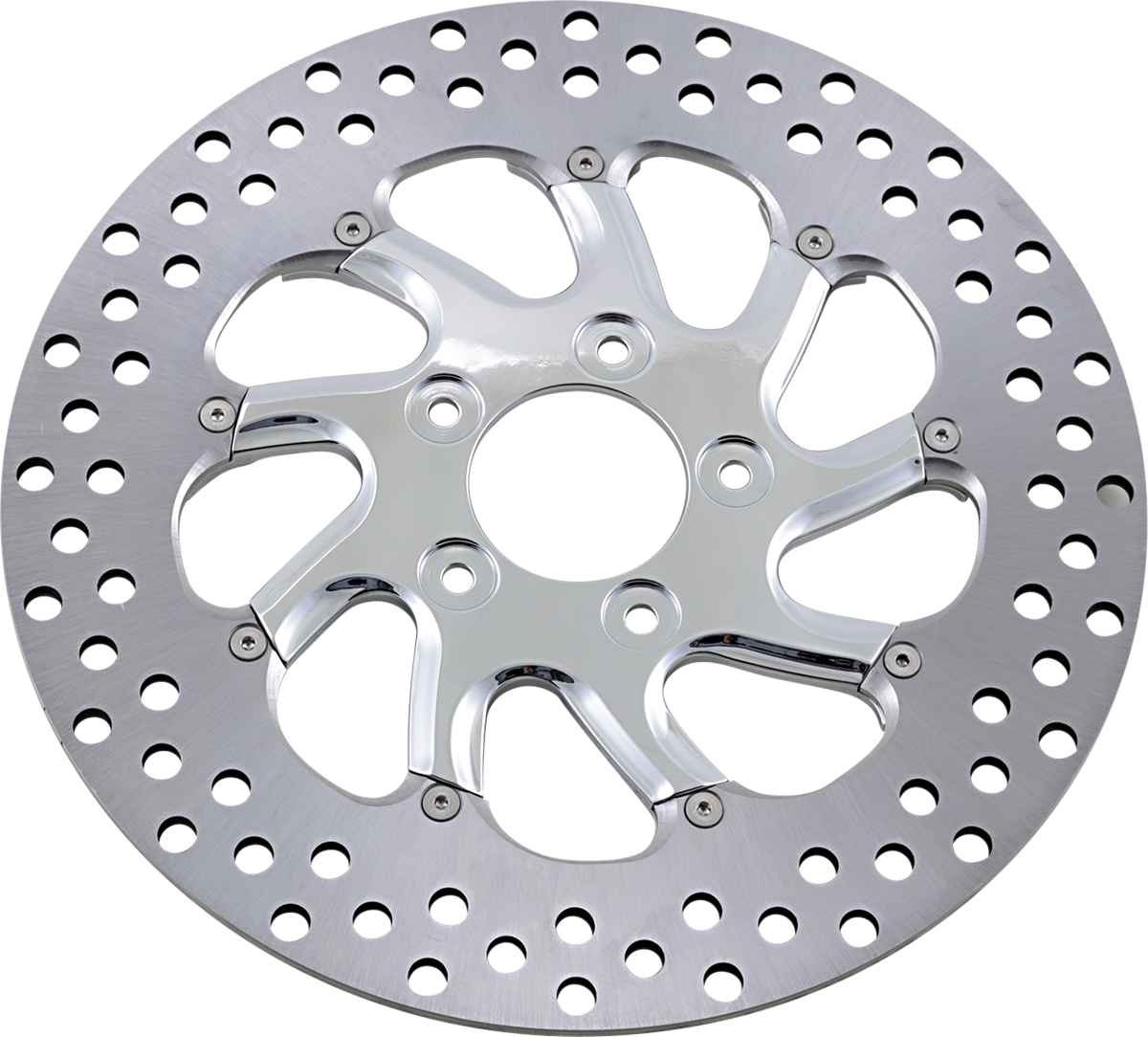Two-Piece Brake Rotor - Brake Rotor - 11.8" - Torque - Chrome [1710-1608]