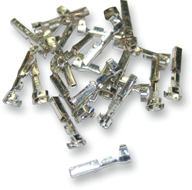 AMP 040 Terminals - Terminal Cap 25PK - Male [2120-0406] - Image 2
