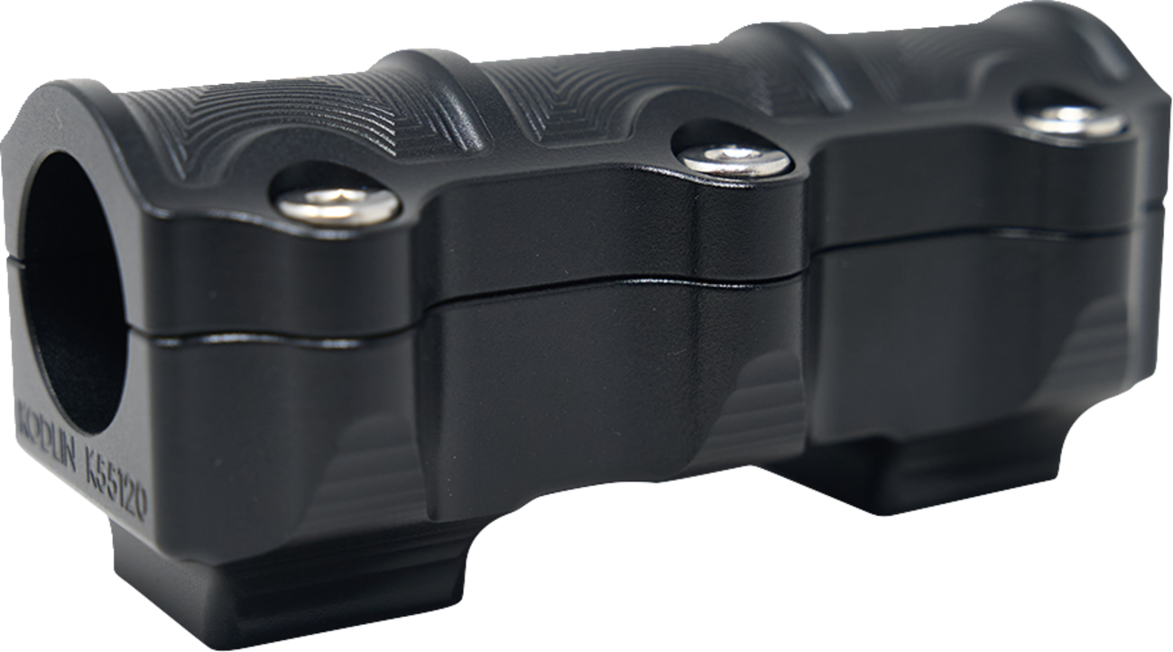 Big Block Risers - Includes Clamp - Black [0602-1482]