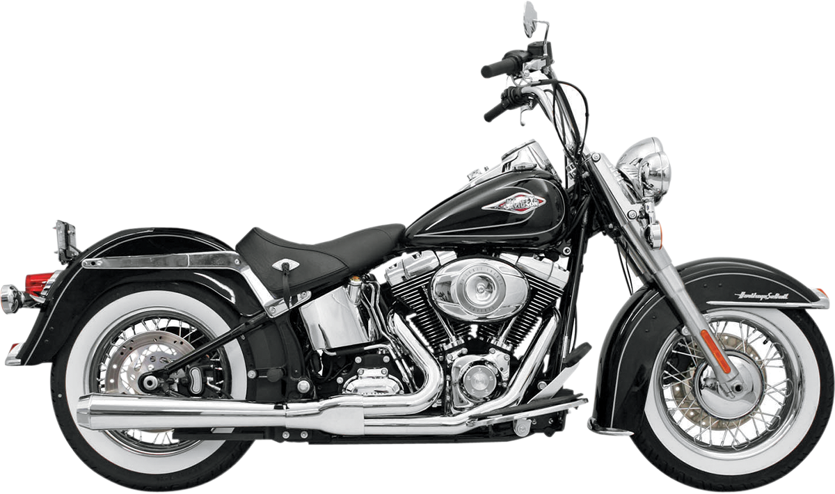 Road Rage 2:1 Exhaust System - 2:1 Exhaust - Chrome - Long - Softail [1800-1151]