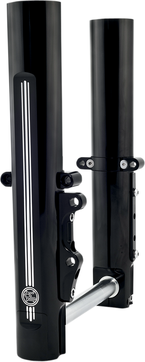 Fork Leg Kit — Black - Fork Leg Kit - Black - Lower - Single Disc - Contrast Cut - '14-'20 FL [0403-0105]