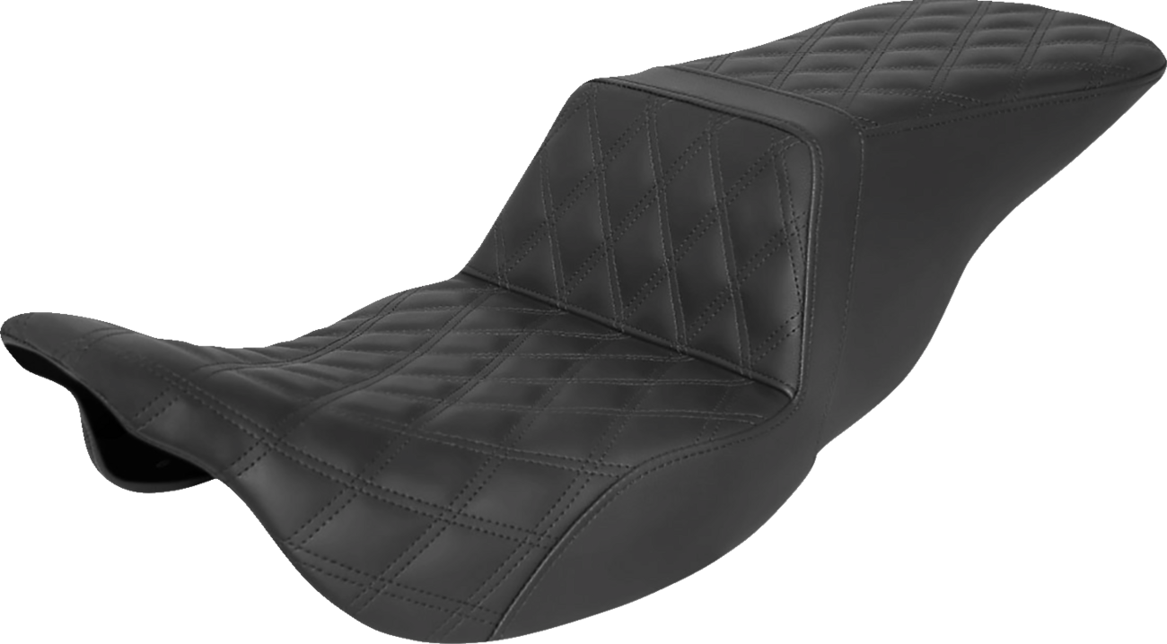 Tour Step-Up Seat - Full Lattice Stitch - Black - FL '08-'24 [0801-1426]