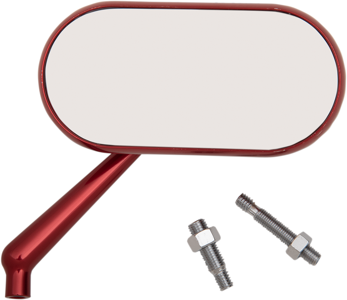 Forged Oval Mirror - Mirror - Side View - Oval - Red - Right [0640-1401] - Image 2
