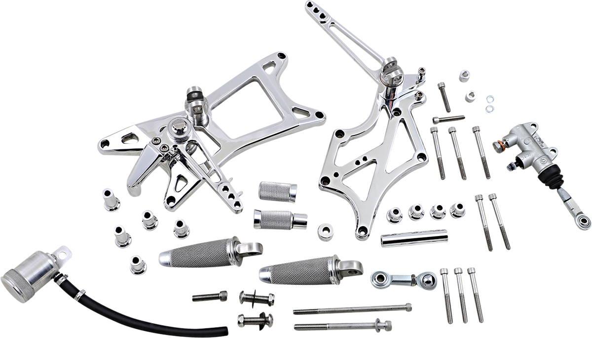 Mid Controls - Mid-Controls - with Pegs - Polished - FL '17-'23 [1623-0539]