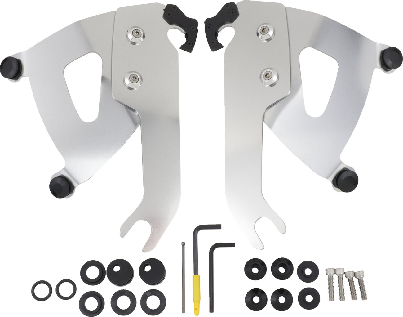 Road Warrior Trigger-Lock Mount Kit - Road Warrior Mounting Kit - Polished - FLSL [2320-0246]