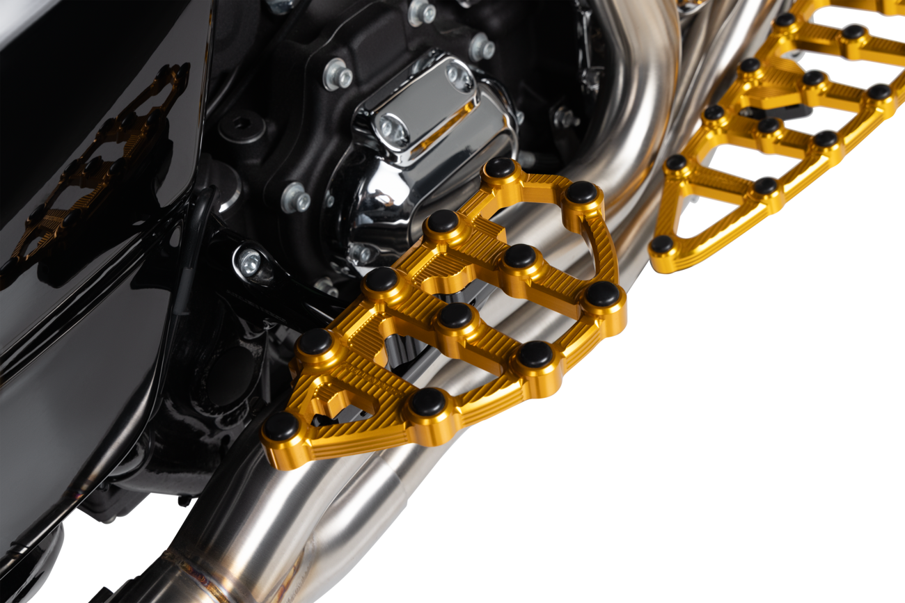 MX Billet Floorboards - MX Passenger Floorboards - Gold [1621-0950] - Image 4
