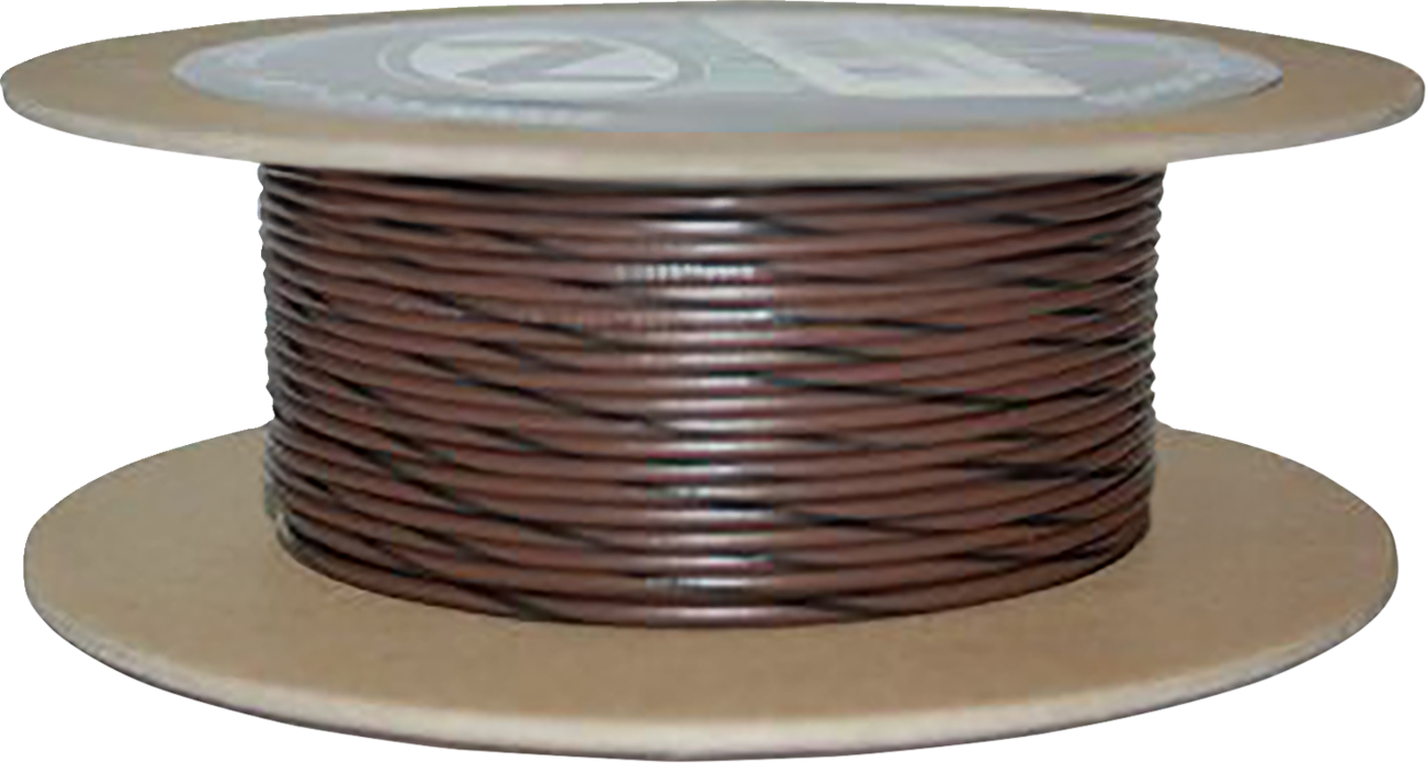 OEM Color Wire Spool - 100' Wire Spool - 20 Gauge - Brown/Black [2120-1311]