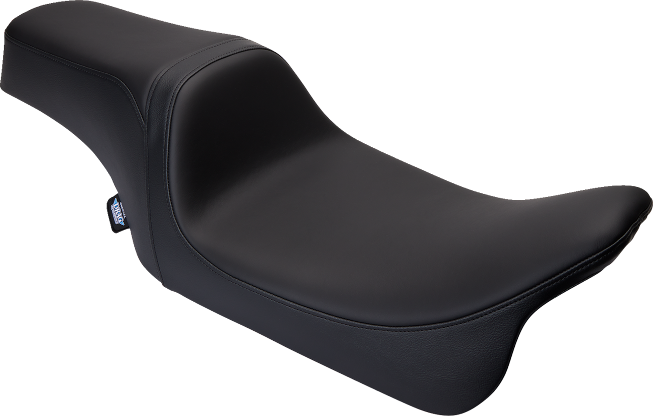 Predator 1-Up Seat - Predator 1Up Seat - Solar Leather - Black - Smooth - FLH '08-'23 [0801-1493]