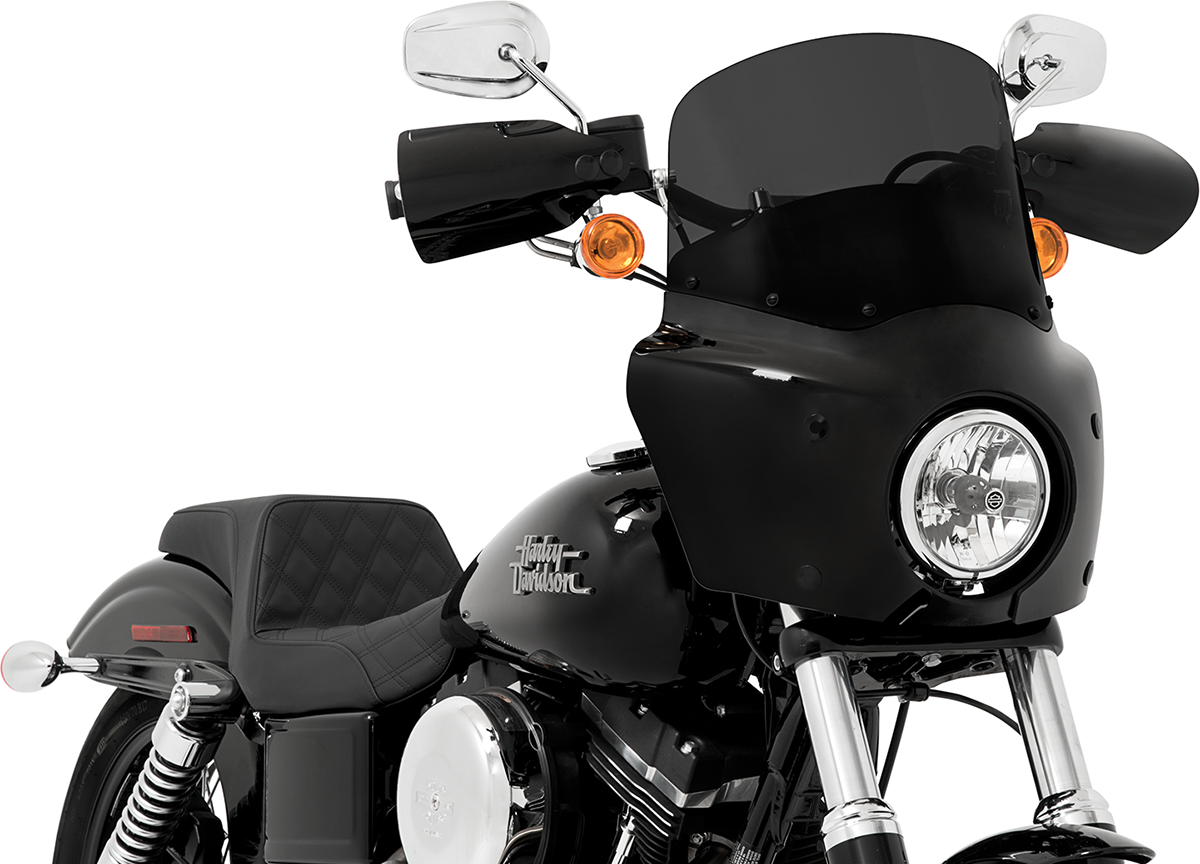 Road Warrior Windshield — without Vent - Road Warrior Windshield - Dark Black Smoke - 11" [2350-0447]