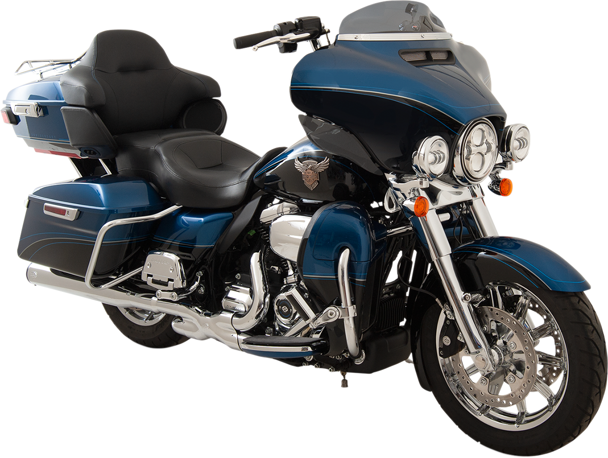 Flare® Windshield - 4" - Dark Smoke - '14-'25 FLH [2310-0673] - Image 3
