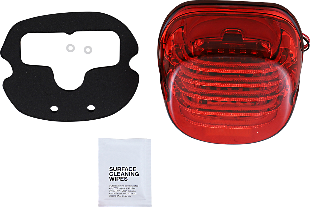 ProBEAM® Low-Profile LED Taillight Kit — with Bottom Tag Light - Taillight - with Bottom License Plate Illumination Window - Red [2010-1410]