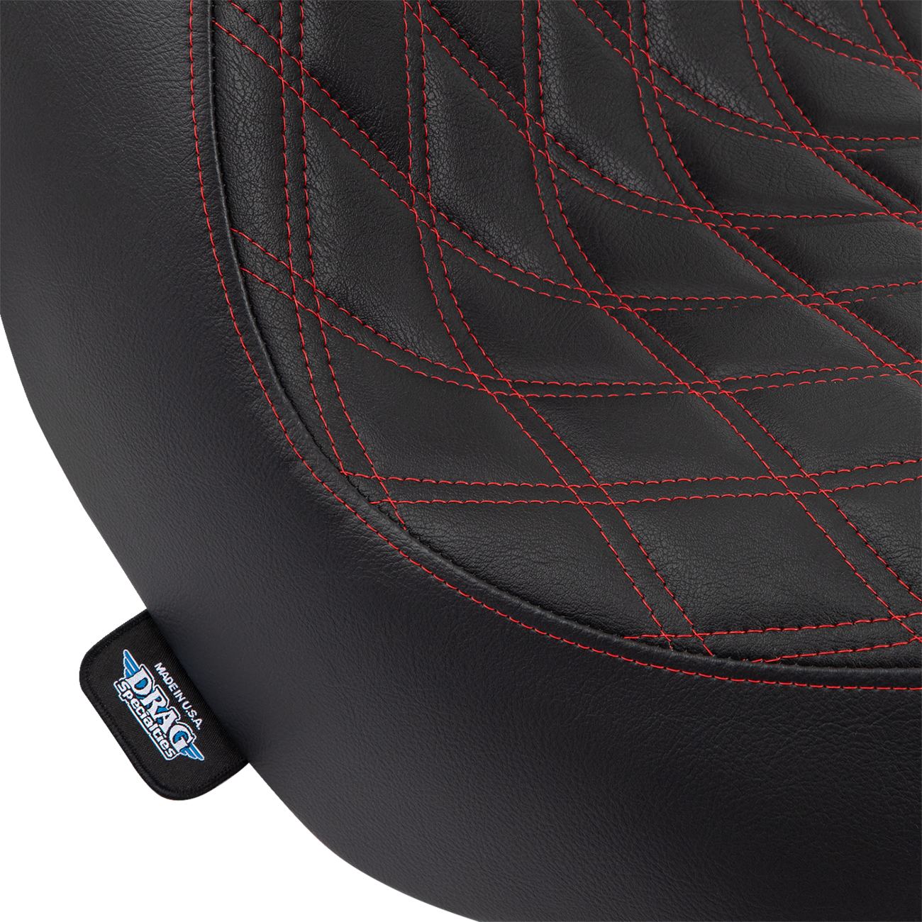 Solo Seat - Double Diamond - Red Stitching - FL/FX '18-'23 [0802-1515] - Image 4