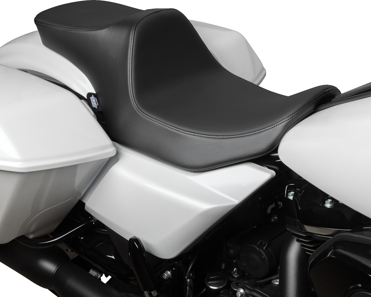 Predator III Seat - Predator III 2-Up Seat - Vinyl/Solar Leather - Smooth - FLT/FLH '23-'24 [0801-1934] - Image 3
