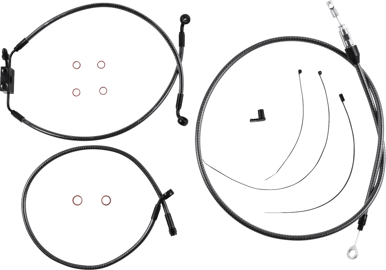 KARBONFIBR Designer Handlebar Installation Kit - 6" - FXLR/FXFB/S [0610-2439]