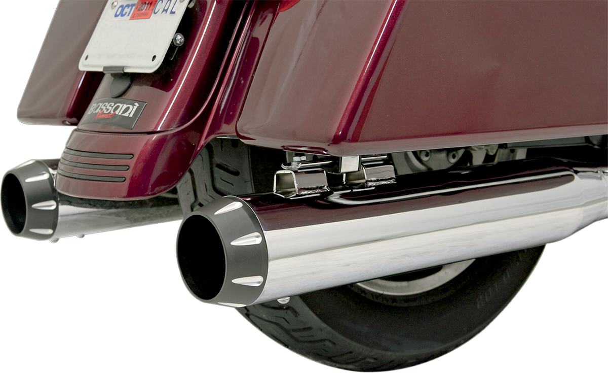 Optional B1-Syle Quick-Change End Caps — Fluted/Tapered - 4" End Cap - Black - Fluted [1861-0751]