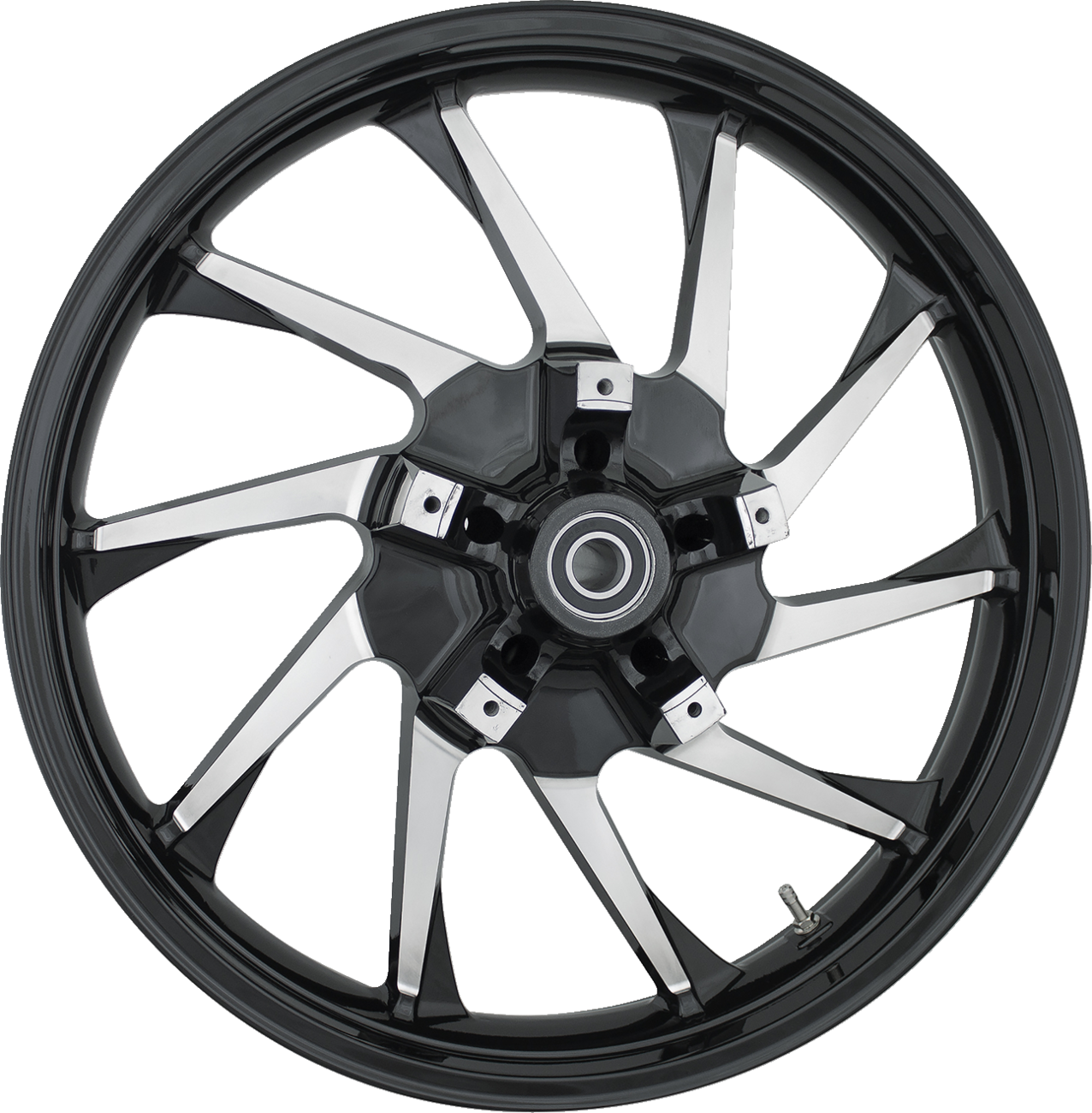 Hurricane Precision Cast 3D Wheel - Wheel - Hurricane 3D - Front - Dual Disc/with ABS - Black Cut - 21x3.5 [0201-2400]