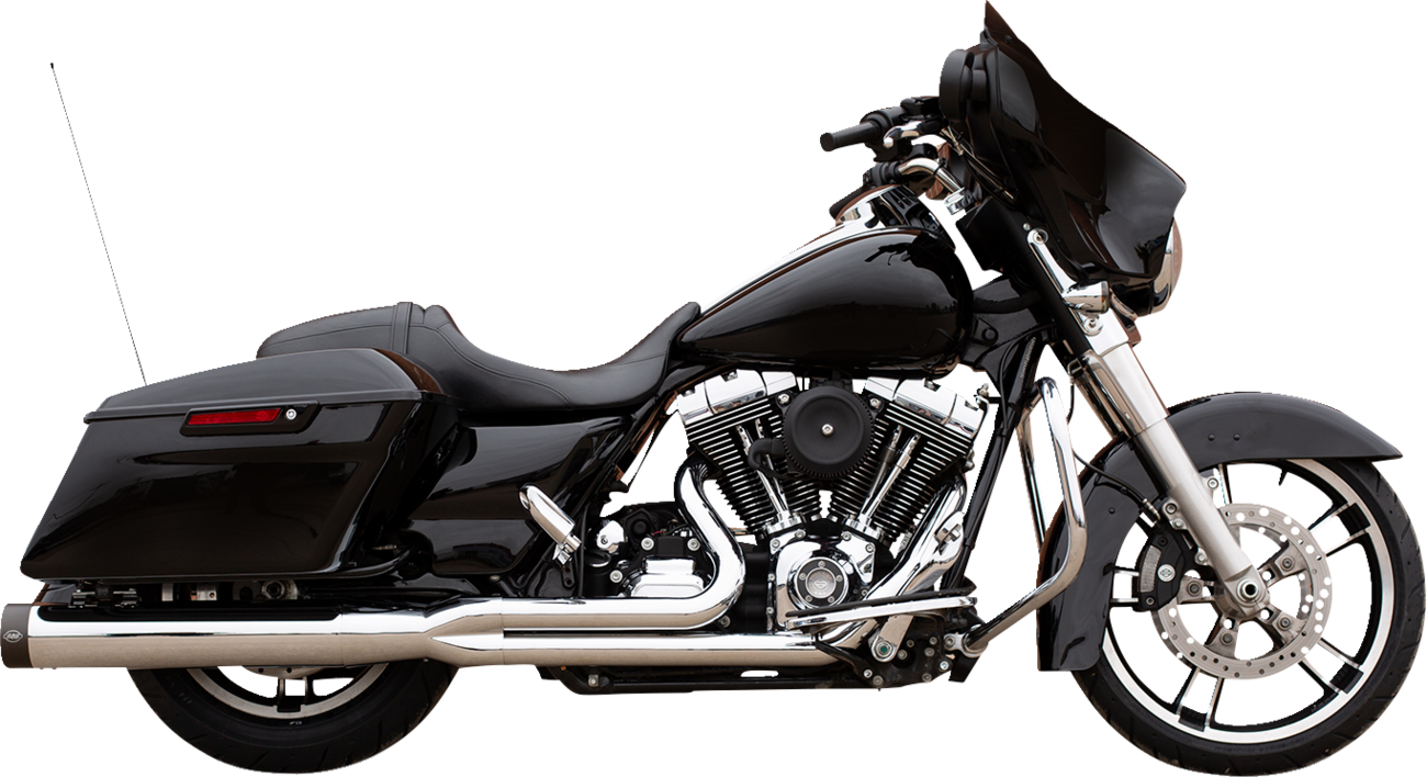 2 into 1 Sidewinder® Complete Exhaust System - 2-into-1 Sidewinder® Exhaust System - 50-State - '07-'16 FL - Chrome [1800-2548]