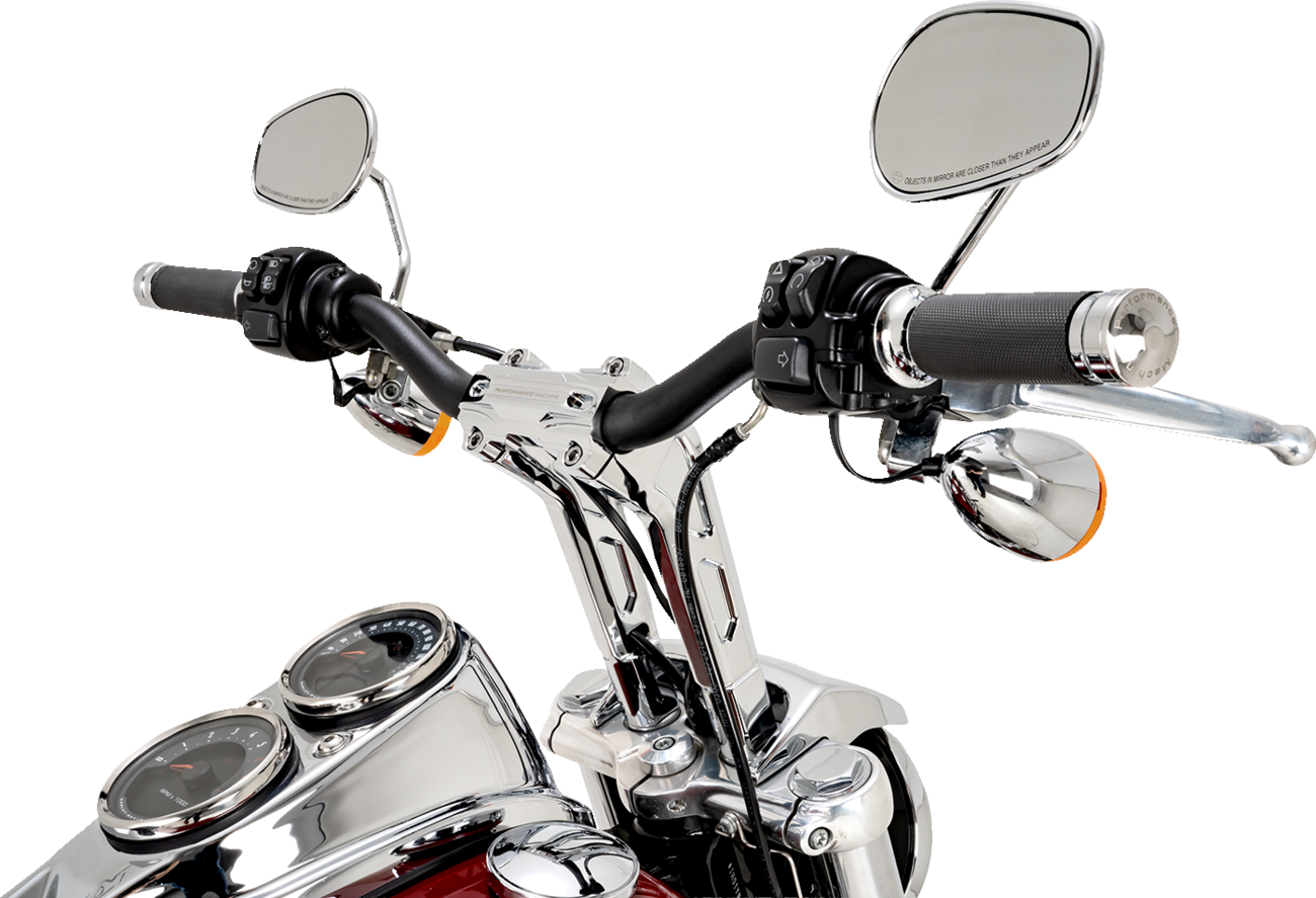 Phatbar & Riser Kit - Internal Wiring - 9" - Chrome [0602-1564] - Image 4