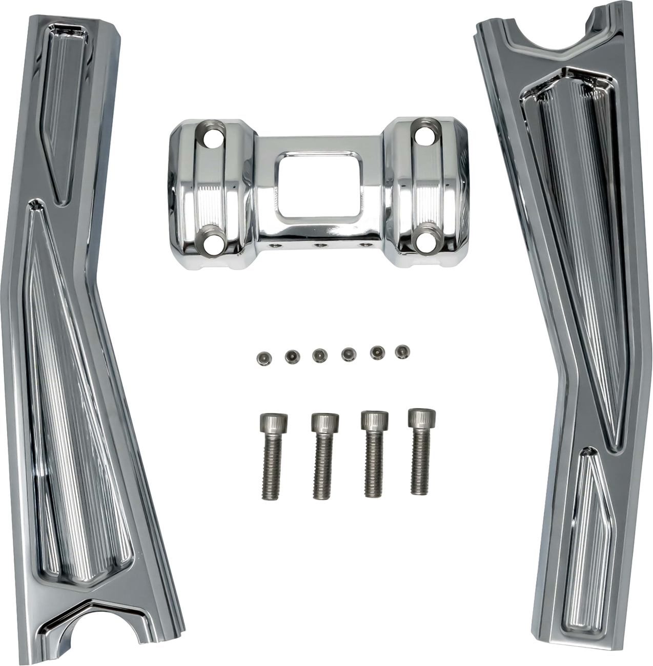 Ascent Pro Risers - Pullback - 10" - Chrome [0602-1554] - Image 2