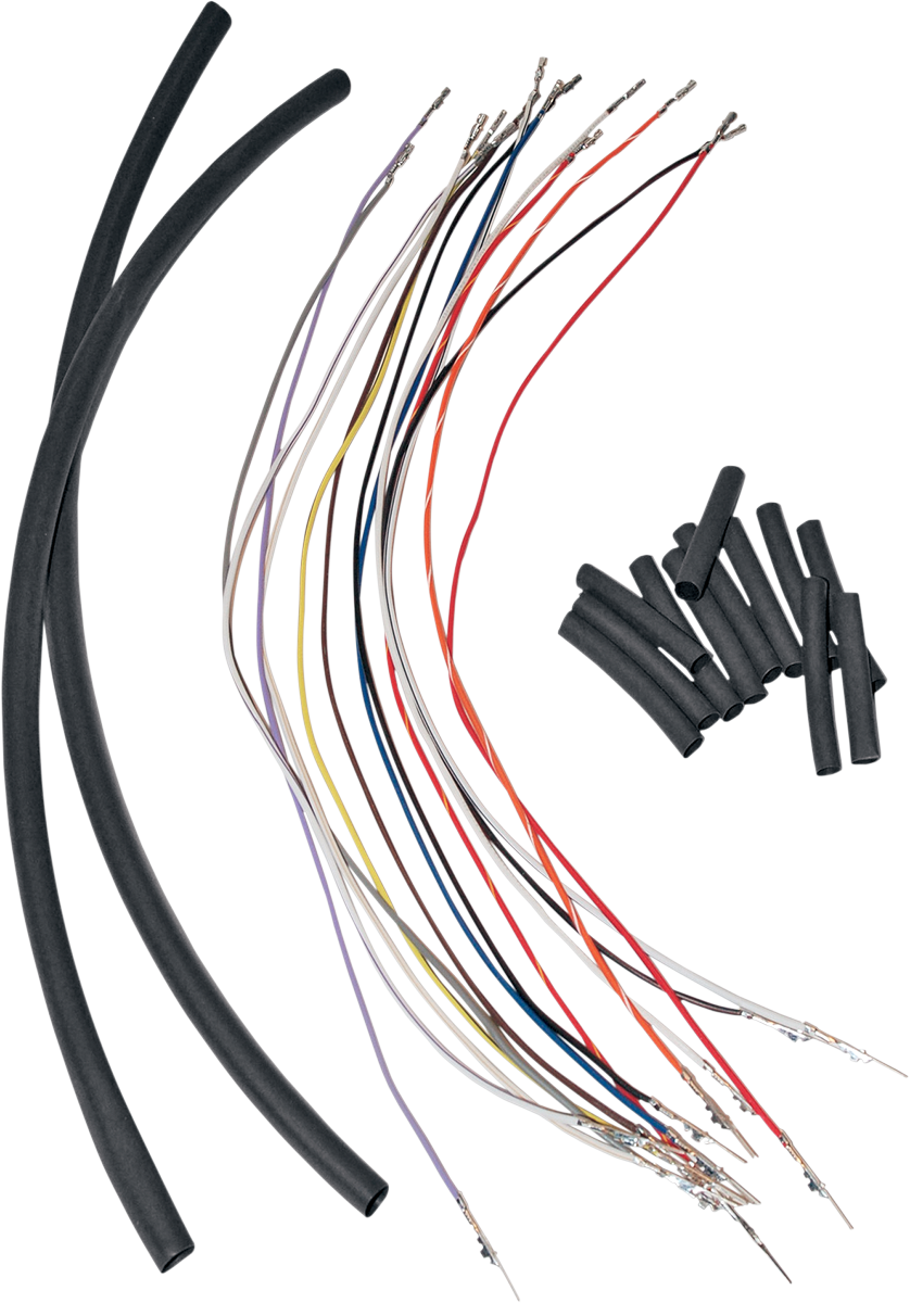 Ready-To-Install Handlebar Wire Extension Kit - Handlebar Wiring Extension - 4" - '07-'13 FL [2120-0221]