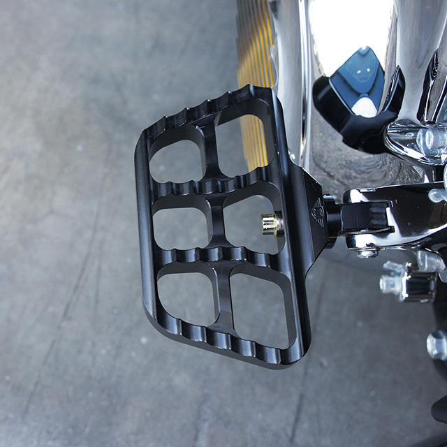 Mini Serrated Floorboards - Black - Softail [1621-0920] - Image 2