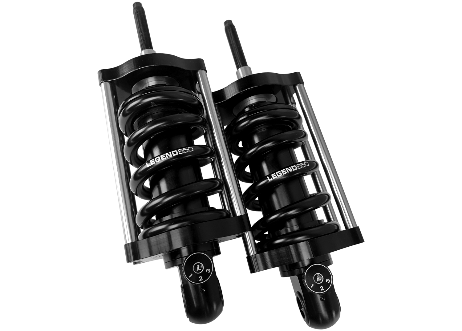 REVO-A Adjustable Softail Coil Suspension - Revo-A Shock - 12.25" - Standard - '00-'17 Softail Models [1310-1973] - Image 3