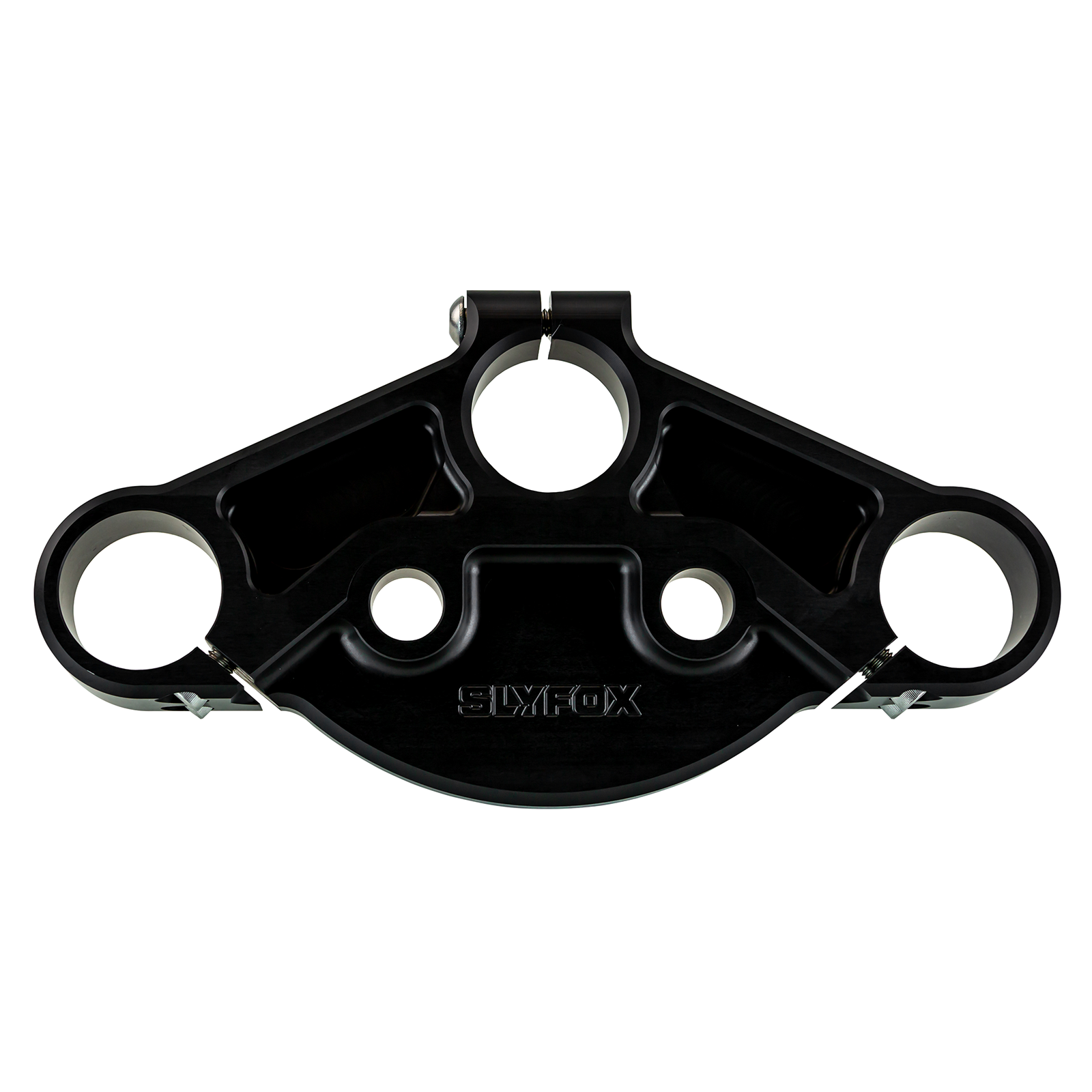 49 mm Triple Clamps - Triple Clamp - 49 mm - Upper - '14+ FLH - Black Anodized [0408-0380]