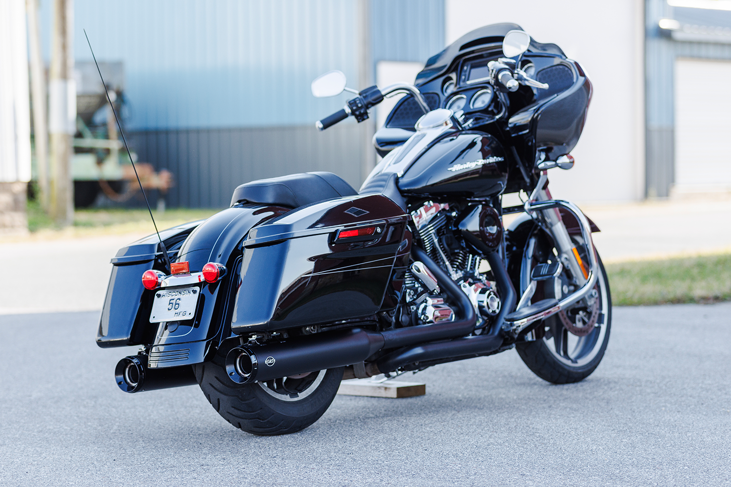 4-1/2" GNX Slip-On Mufflers - Guardian Black [1801-1767] - Image 2