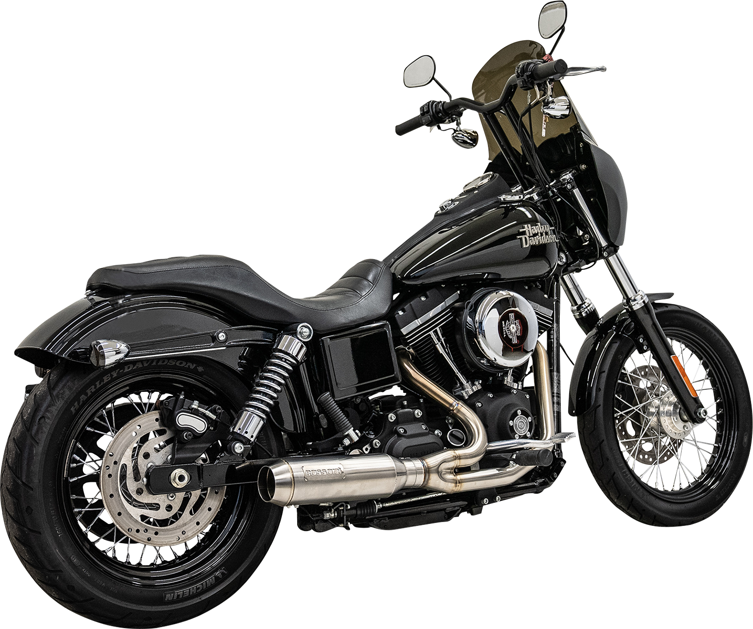 2-into-1 Ripper Super Bike Exhaust System - 2-into-1 Ripper Exhaust System with Super Bike Muffler - Stainless Steel [1800-2623]
