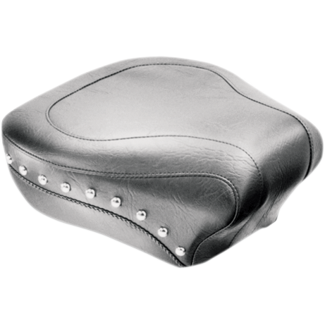 Wide Rear Seat - Studded - Black - FLST '00-'15 [0802-0484]
