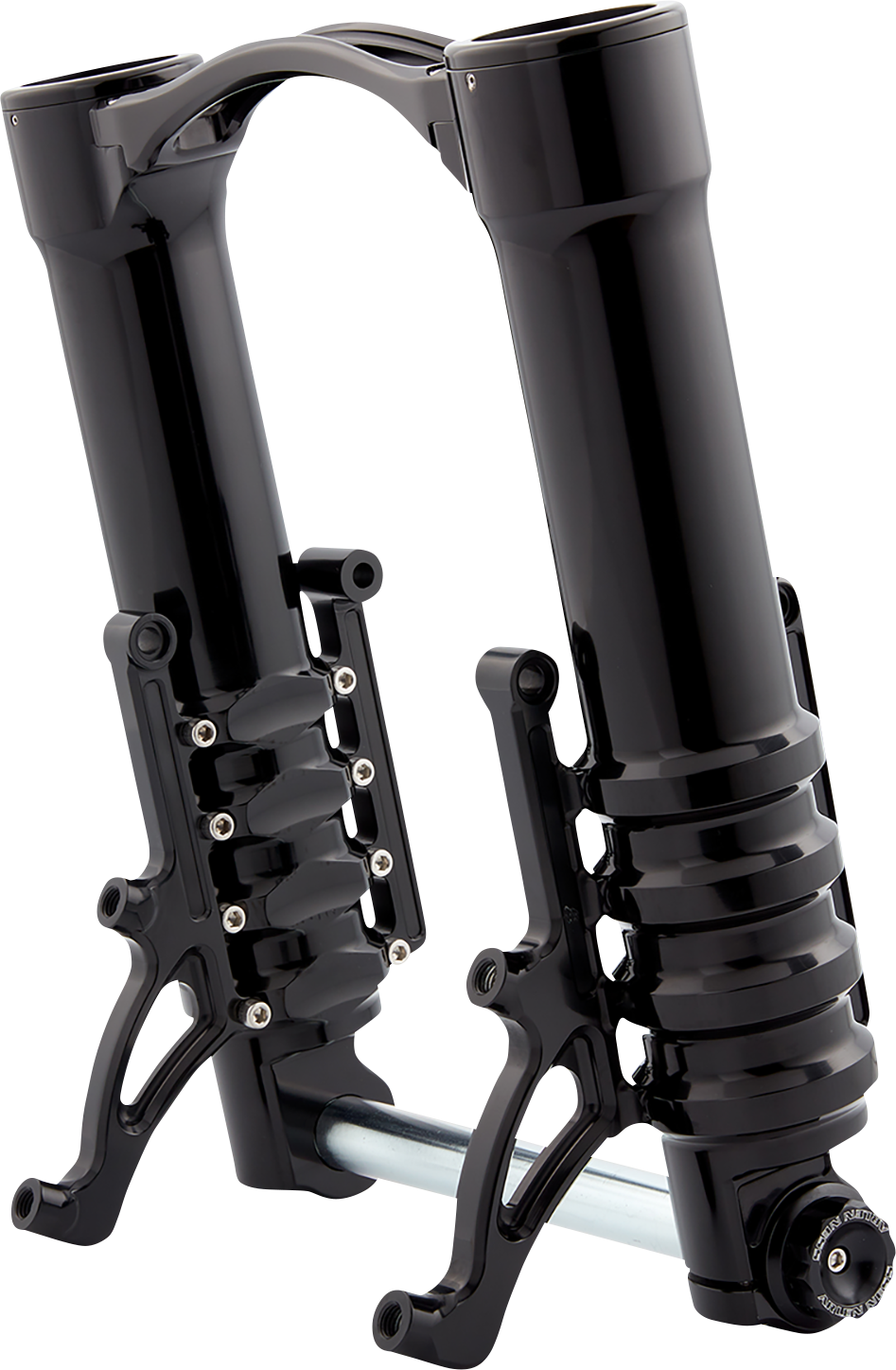 Method No Flex Fork Legs - Fork Legs - 49 mm - Black Anodized - For Custom Radial Mount Brake Caliper [0403-0166]